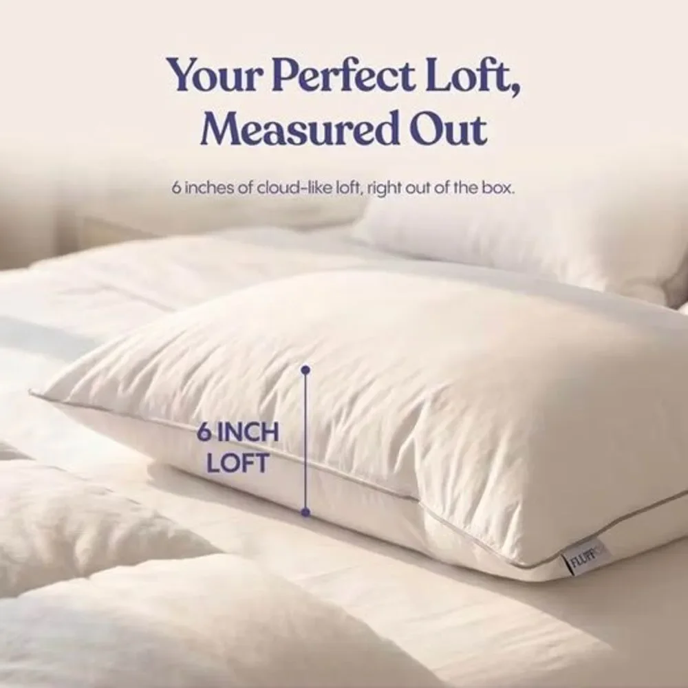 Fluff Co Hotel Down Pillow